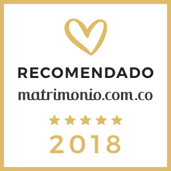Sello Recomendado 2018 en Matrimonio.com.co